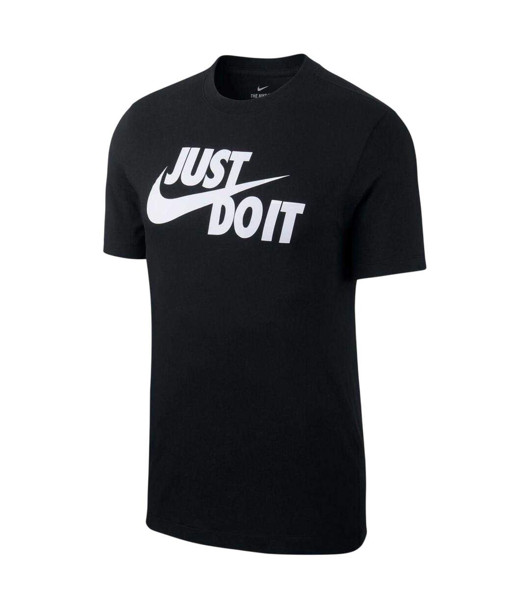 Mens Just Do It T-shirt Black White Nike-2