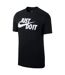 Mens Just Do It T-shirt Black White Nike-2