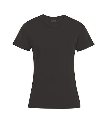 T-shirt Premium Femme Charbon Uni Promodoro