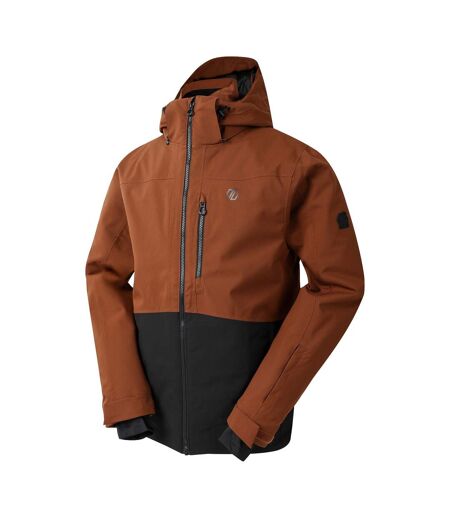 Mens Edge Iii Ski Jacket Dark Brown Black Dare 2B