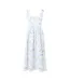 Robe Mi-longue Sans Manches Serenity Femme Crème Bleu French Connection-2
