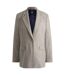 Womens/ladies Janka Flap Pocket Blazer Grey Boss-2