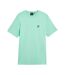 T-shirt Manches Courtes Motif/style Logo Homme Turquoise Clair Lyle & Scott-2
