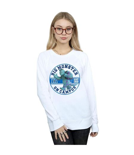 Disney Sweat Womens/Ladies Monsters University Monster On Campus (Blanc) - UTBI29584
