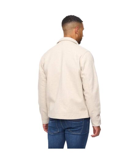 Mens Earnshaw Overshirt Ecru Bewley & Ritch