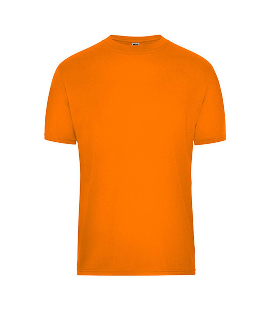 T-shirt Bio Workwear Homme Orange James And Nicholson-1