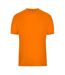 T-shirt Bio Workwear Homme Orange James And Nicholson-1
