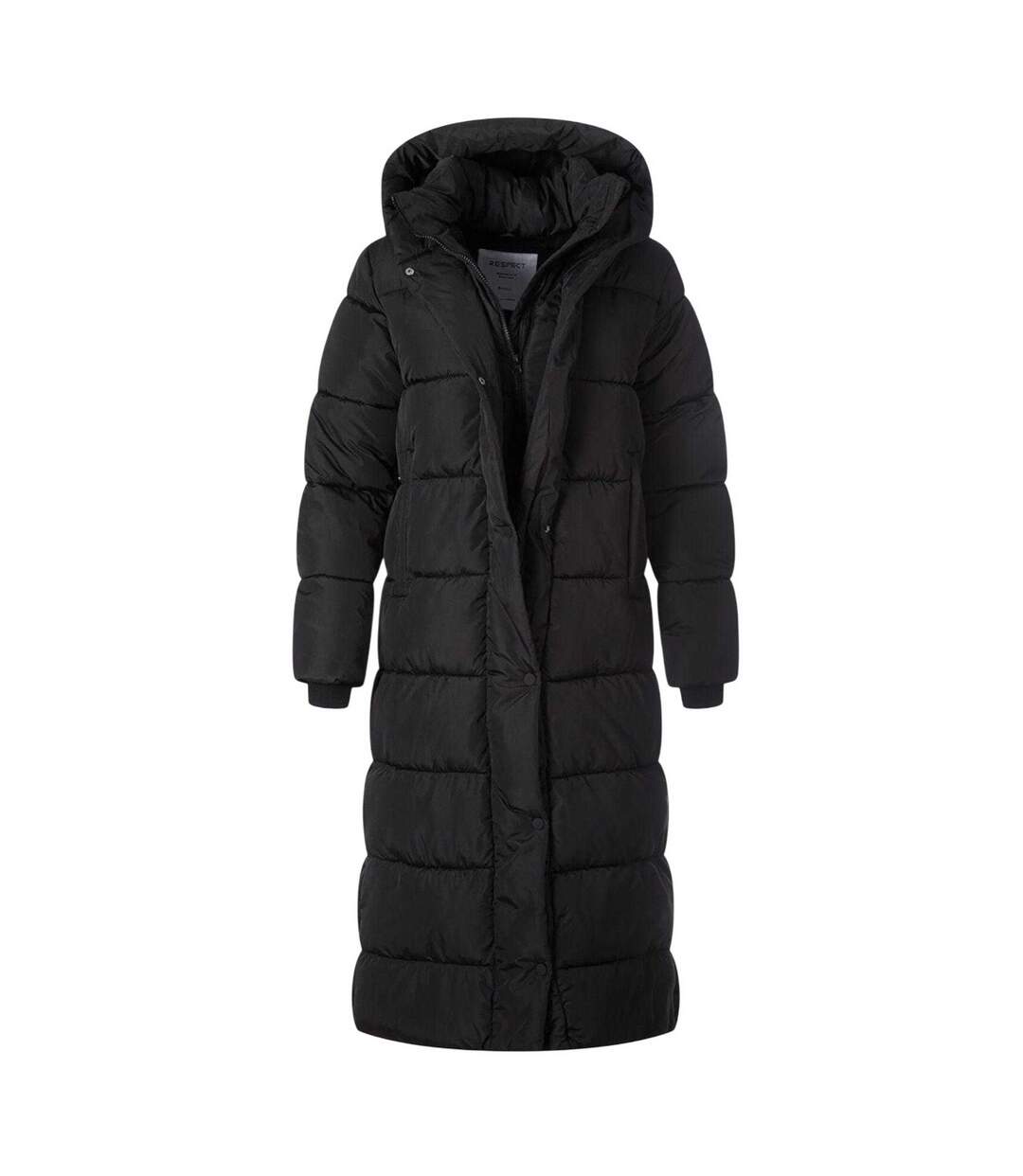 Manteau Hiver Femme Noir Minoti-4