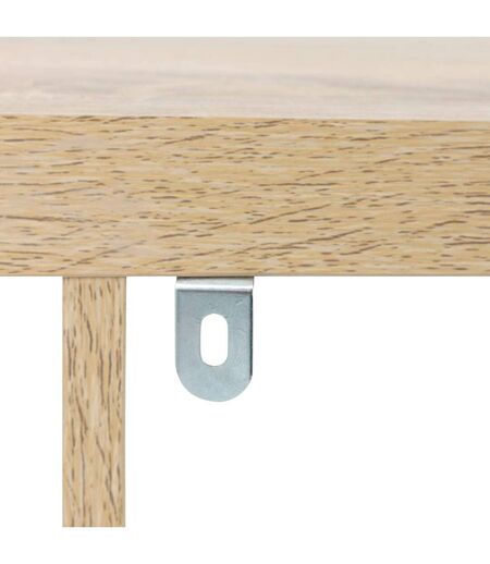 Buffet bas 12 cases en bois BIVOAK - Beige
