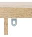 Buffet bas 12 cases en bois BIVOAK - Beige-2