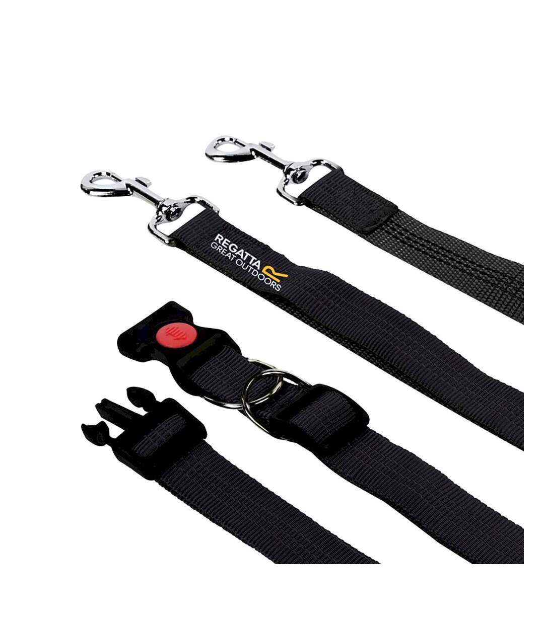 Hands free jogging dog lead one size black Regatta-2