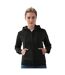 Sweatshirt à capuche et fermeture zippée femme noir Awdis-2