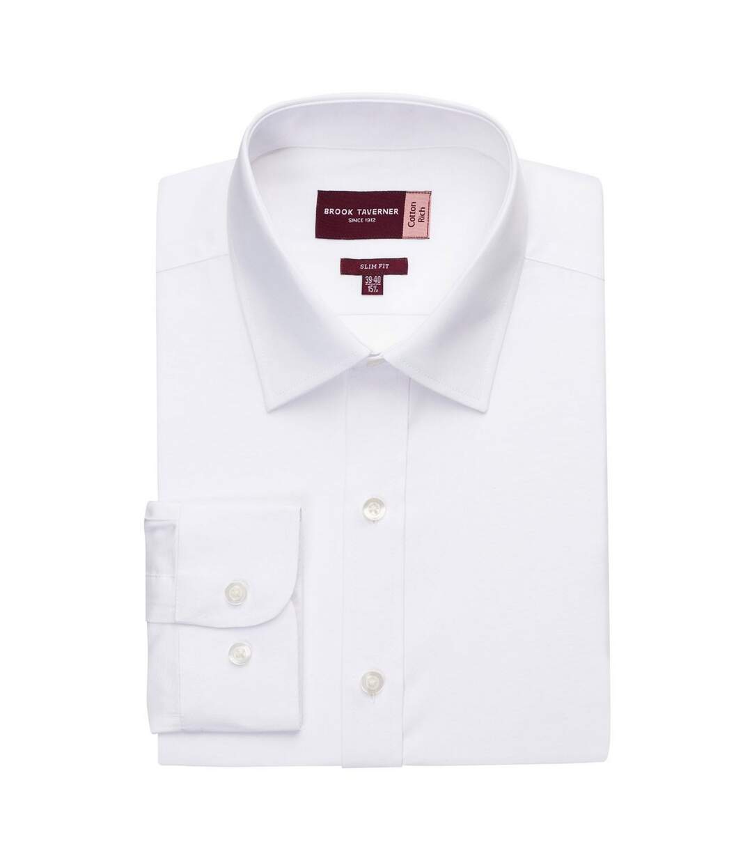 Chemise alba homme blanc Brook Taverner-1