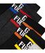 Pack Of 6  Mens Text Socks  Multicoloured Norfolk & Way-4