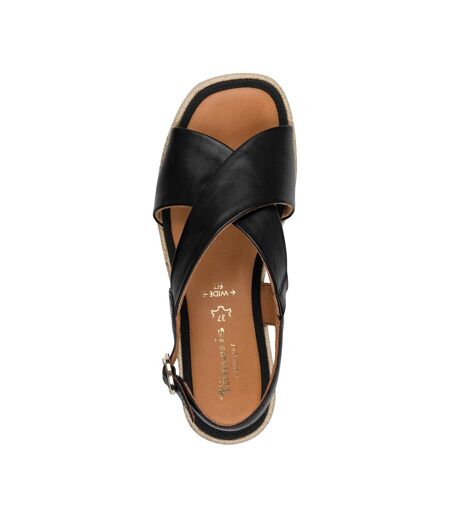 Sandales Cuir Compensée Tamaris Comfort