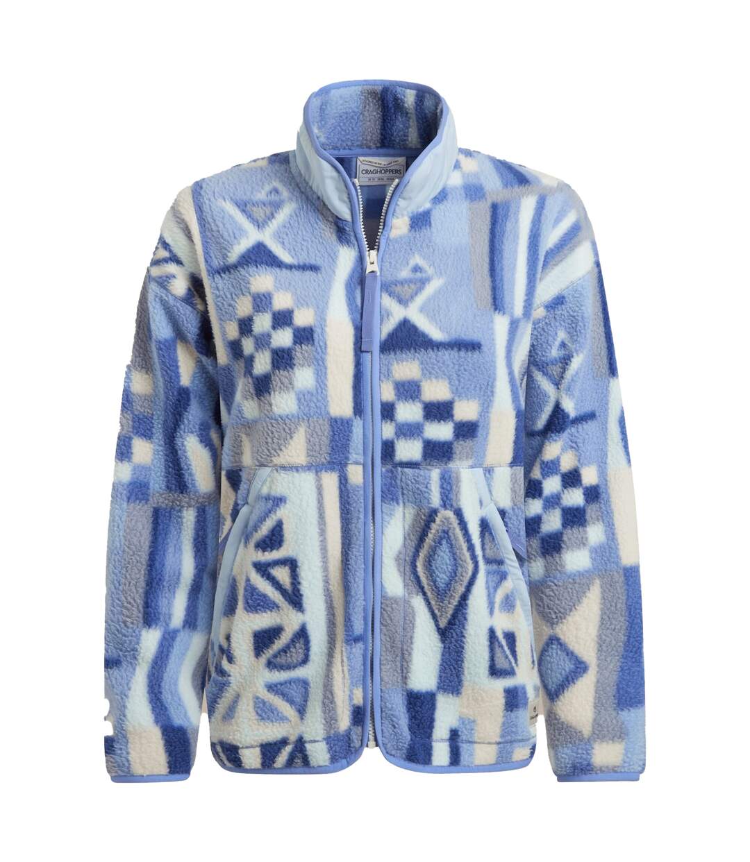 Veste Polaire Motif/style À Motifs Dante Femme Bleu Craghoppers-2