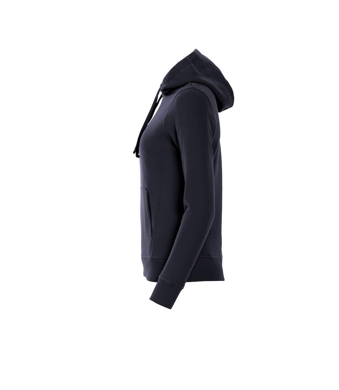 Sweat À Capuche Classic Femme Bleu Marine Foncé Clique-3