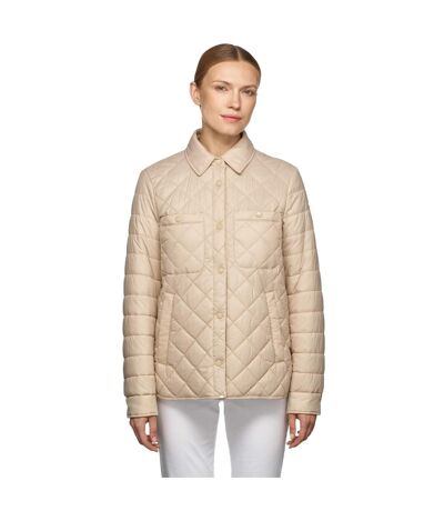 Veste chemise amabel femme beige Geox