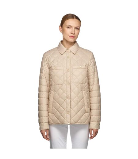 Veste chemise amabel femme beige Geox