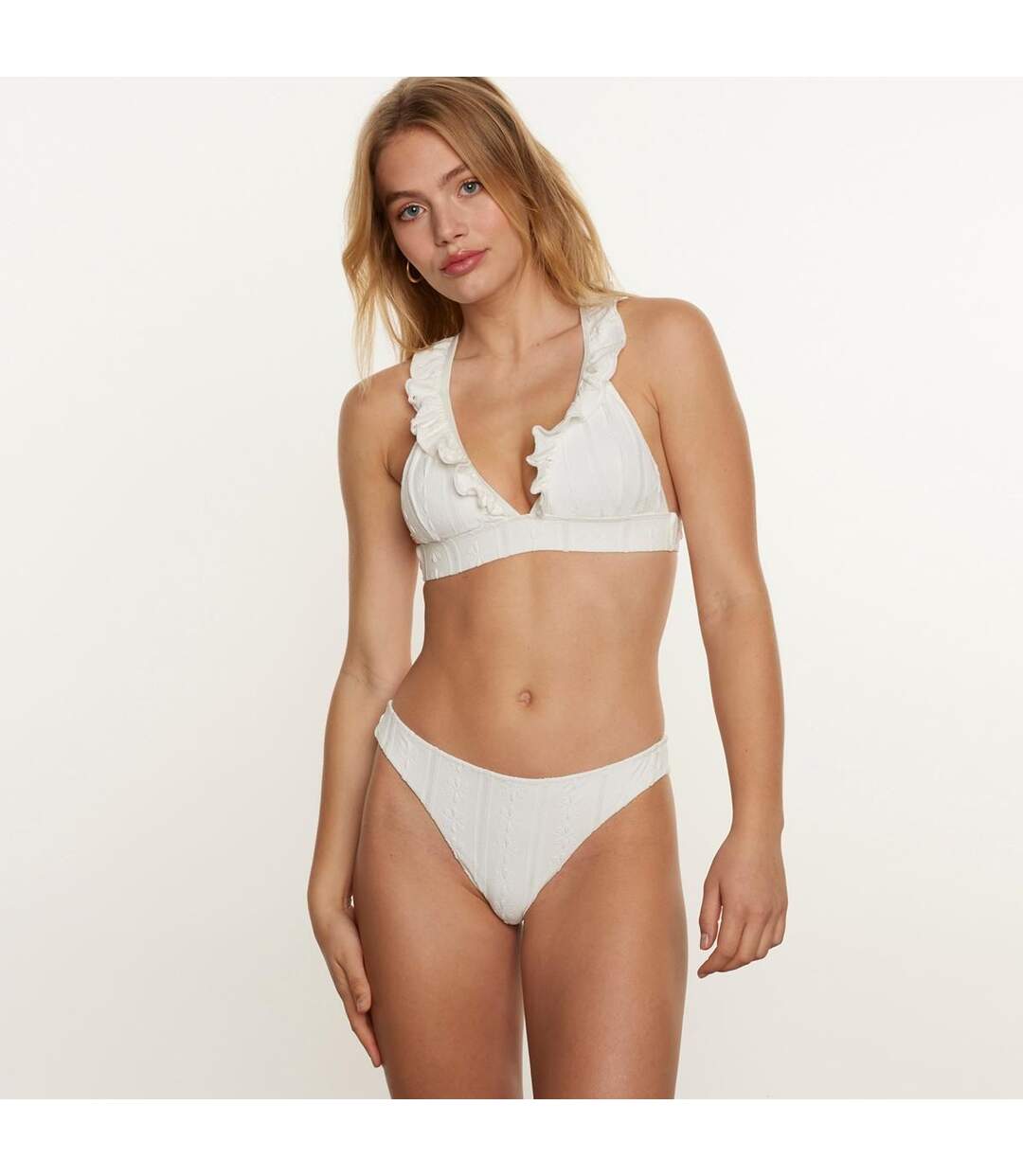 Slip tanga blanc Cassis-3