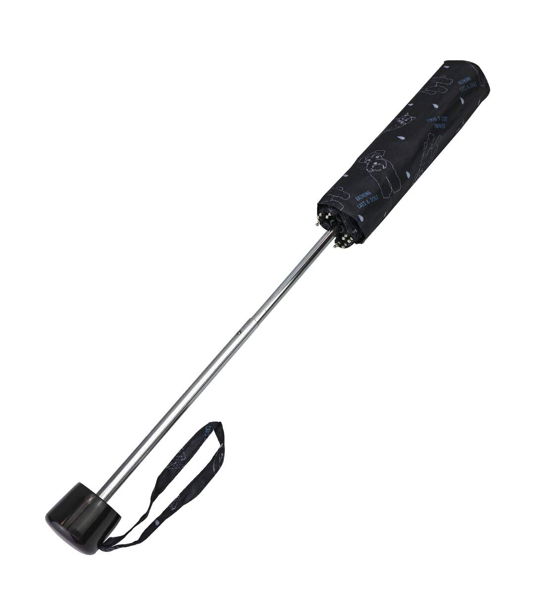 Compact Supermini Umbrella Highland Cow Cats & Dogs Travel Rain Umbrella-4