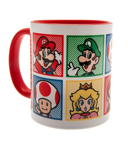 Super Mario Colours Mug (Red/White) (One Size) - UTTA10201
