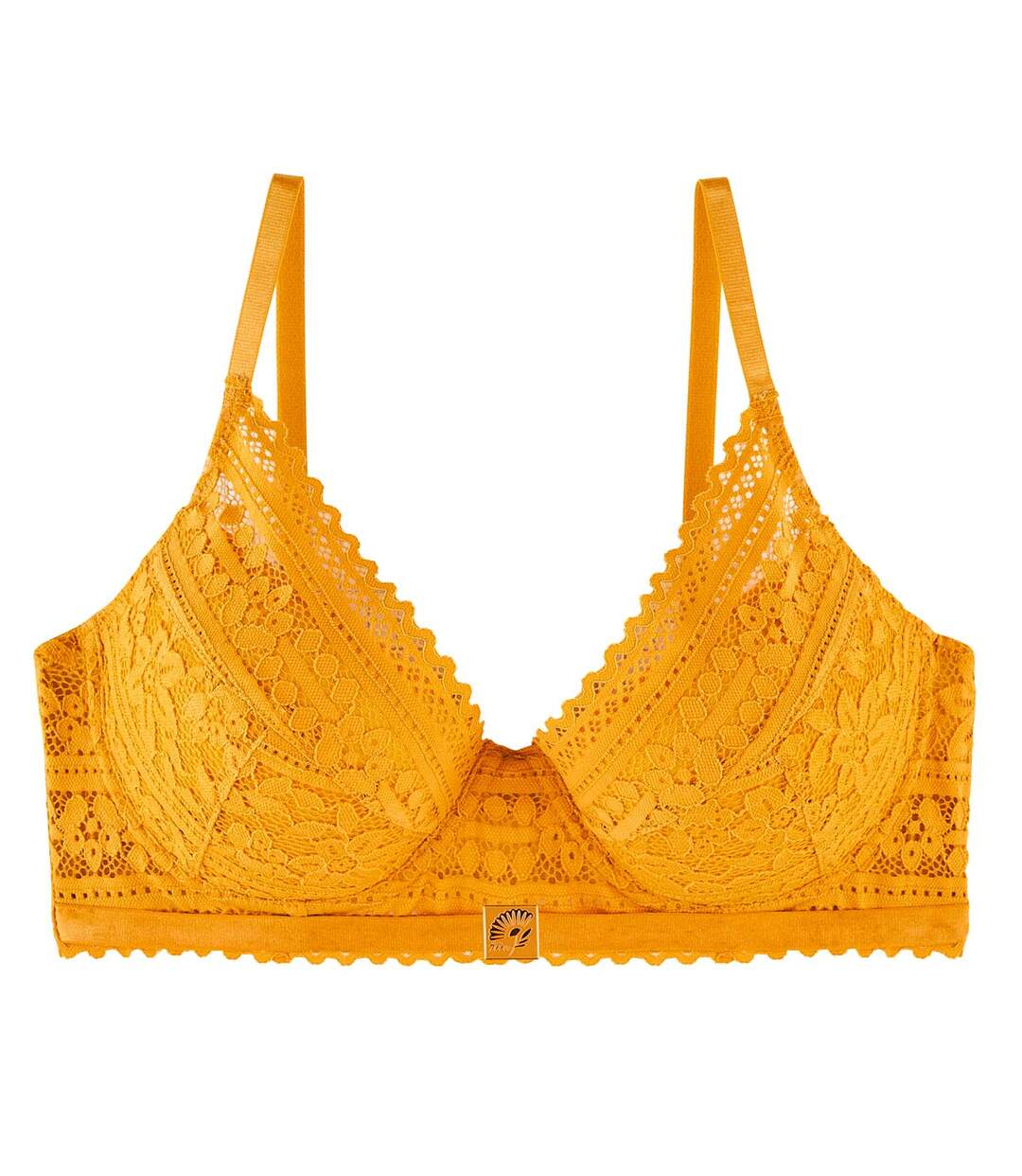 Soutien-gorge ampliforme coque moulée jaune Imprévu