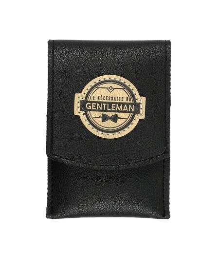 Kit Manucure Homme 4 Accessoires 10cm Noir