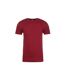 Next Level Adults Unisex Crew Neck T-Shirt (Cardinal Red) - UTPC3469