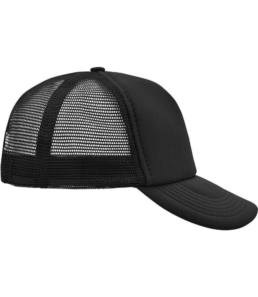 Casquette trucker avec filet style rétro - MB070 - noir-1