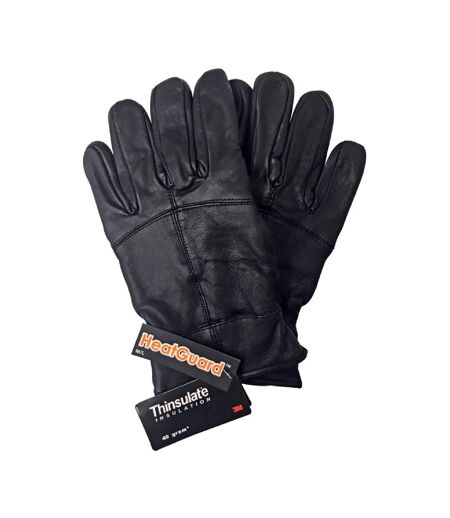 Gants Cuir Thinsulate 3M Doublés Thermiques M/L