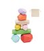 Pack of 8  Dolmen wood stacking rocks  one size multicoloured MidOcean-3
