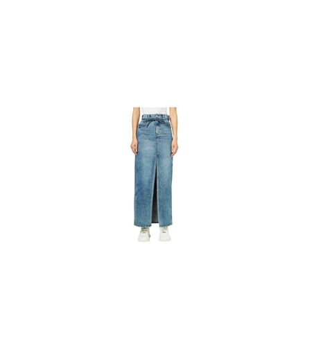 Jupe Longue Getini Femme Bleu Vif Hugo