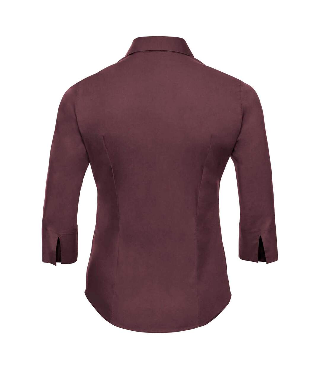 Collection Chemisier À Manches 3/4 Femme Bordeaux Russell-3