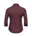 Collection Chemisier À Manches 3/4 Femme Bordeaux Russell-3