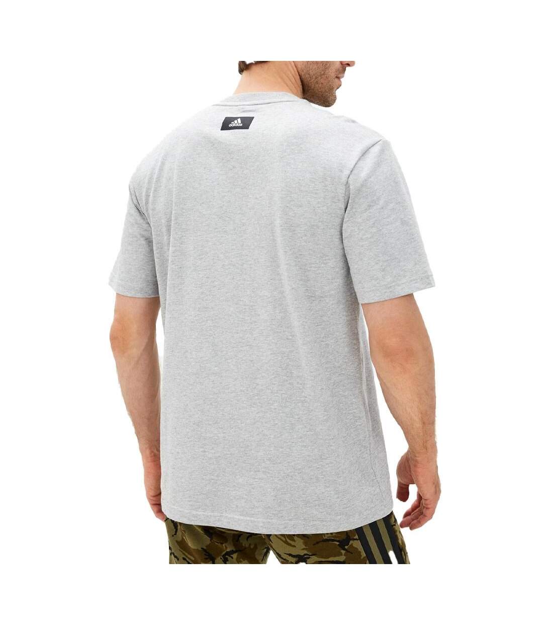 T-shirt Gris Homme Adidas HA7682 - XS-2