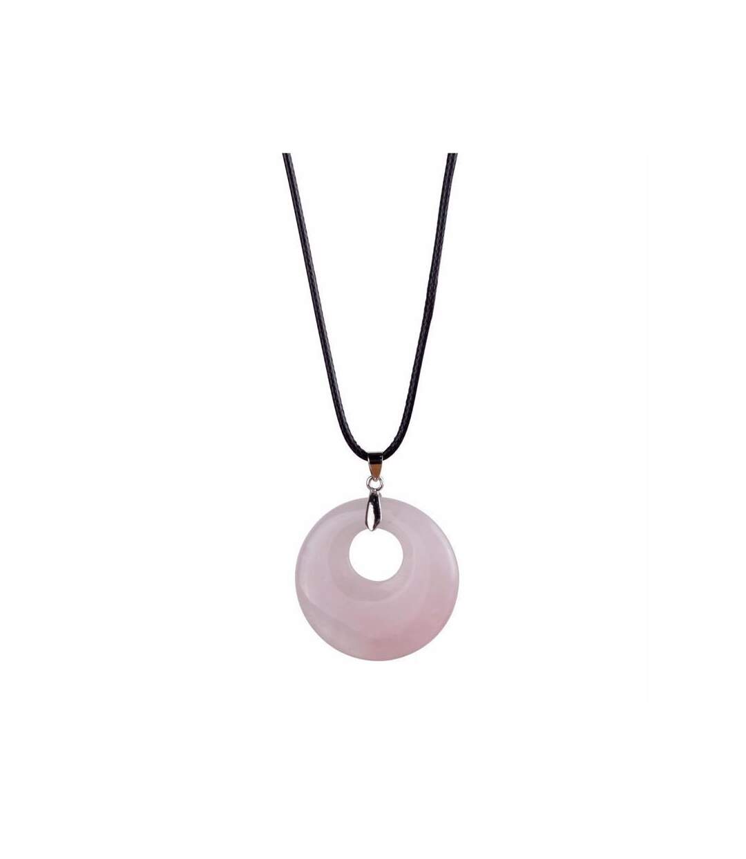 Collier d'harmonisation en quartz rose