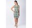Robe coton femme kaki CHRISTINA imprimé fleur Coton Du Monde-4