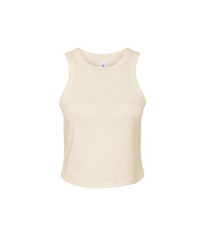 Bella + Canvas Womens/Ladies Micro-Rib Racer Tank Top (Solid Natural)