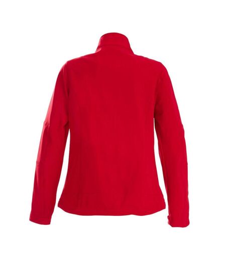 Womens/ladies Trial Soft Shell Jacket Red Printer