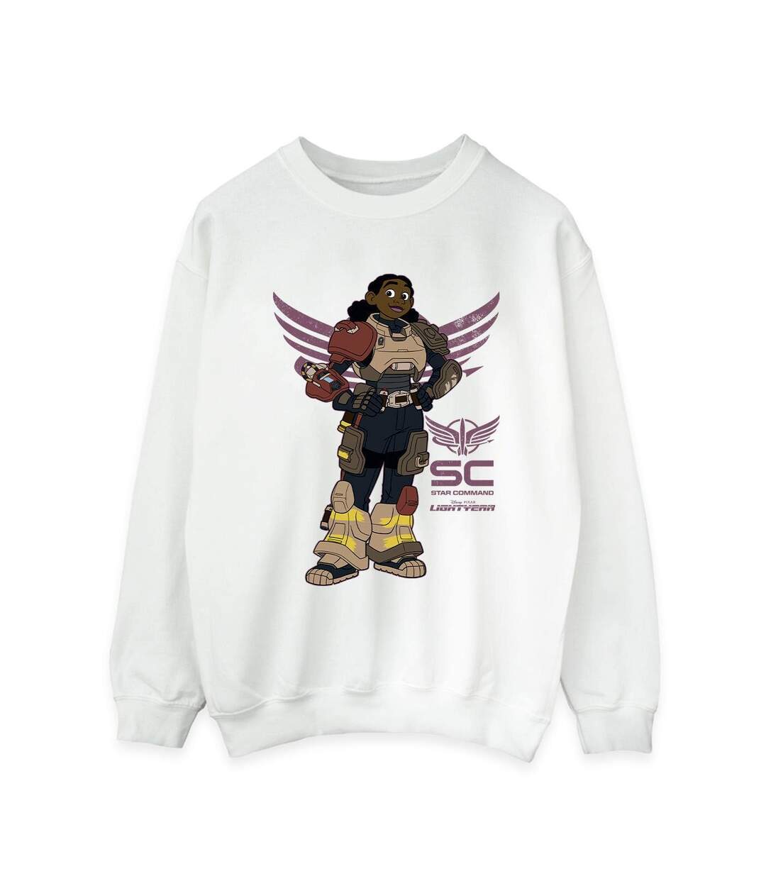 Disney Sweatshirt Lightyear Izzy Star Command - Femmes/Dames (Blanc) - UTBI25194-1