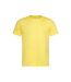 T-shirt Classique Homme Jaune Foncé Stedman-2