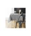 Nappe Jacquard Déco Debbie 140x240cm Anthracite-3