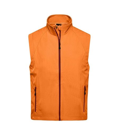 Veste Sans Manches Homme Orange James And Nicholson