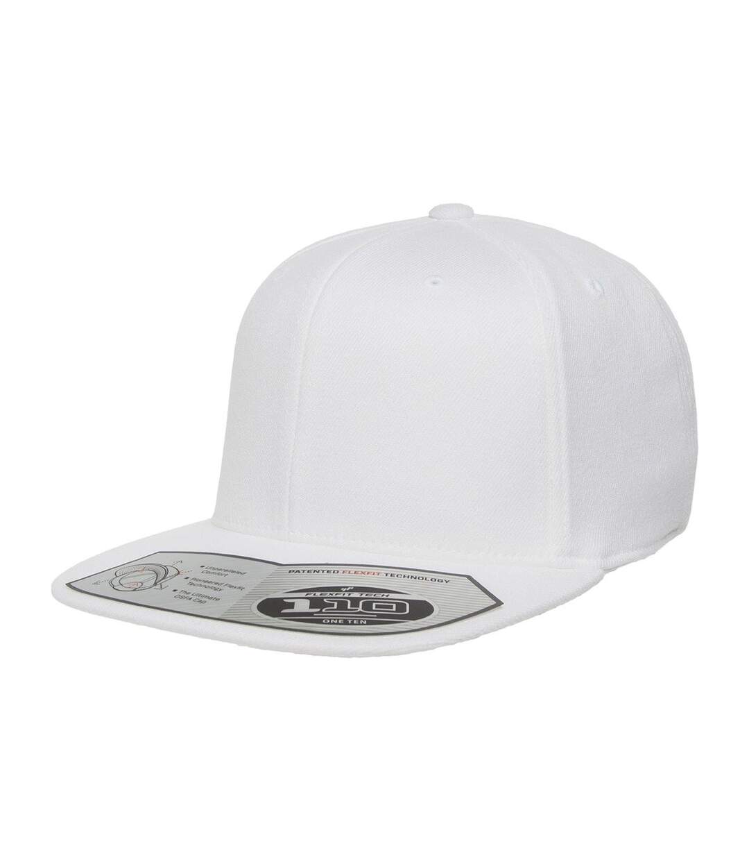 Casquette Ajustable Coupe Ajustée Blanc Flexfit-1