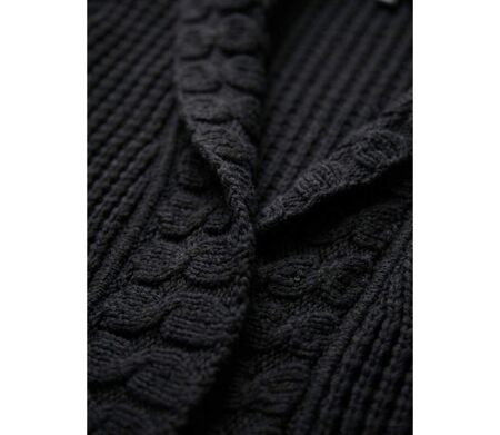 Gilet Femme Maille Douce Noir (Réf. AH1173N)