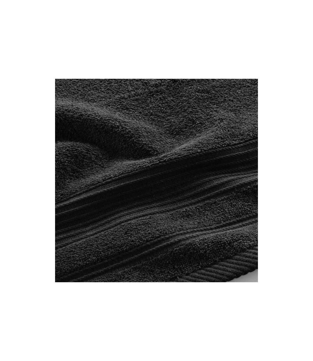 Serviette de Toilette Tendresse 50x90cm Noir-3