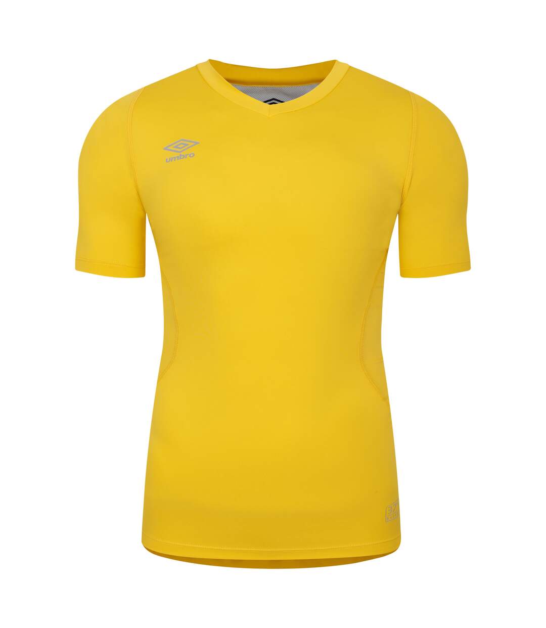 Unisex Adult Elite V Neck Base Layer Top Yellow Umbro-1