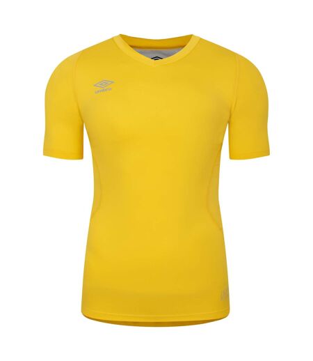 Unisex Adult Elite V Neck Base Layer Top Yellow Umbro