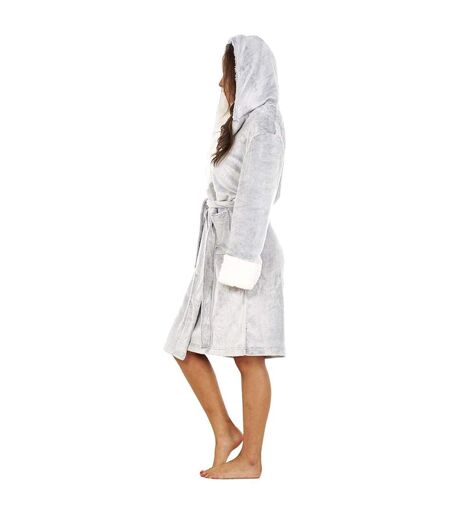 Robe De Chambre Motif/style Scintillant Femme Gris Keanu